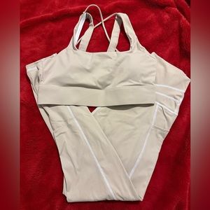 Brown workout set